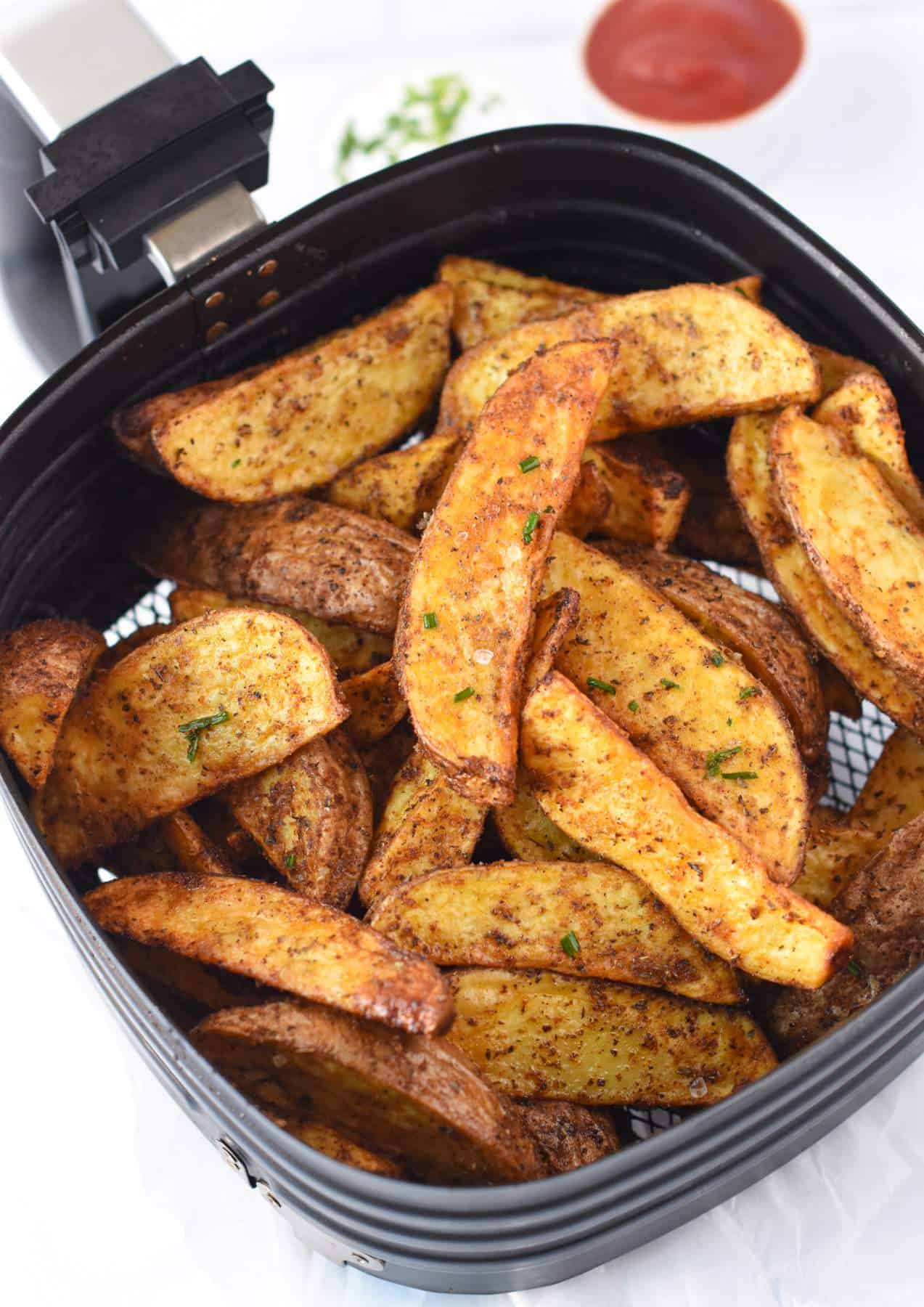 Potato Wedges in Air fryer