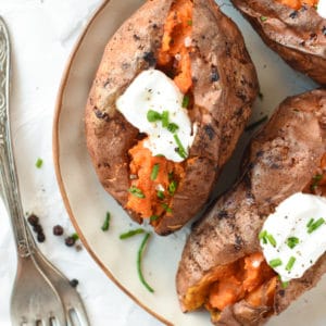 Air Fryer Baked Sweet Potato