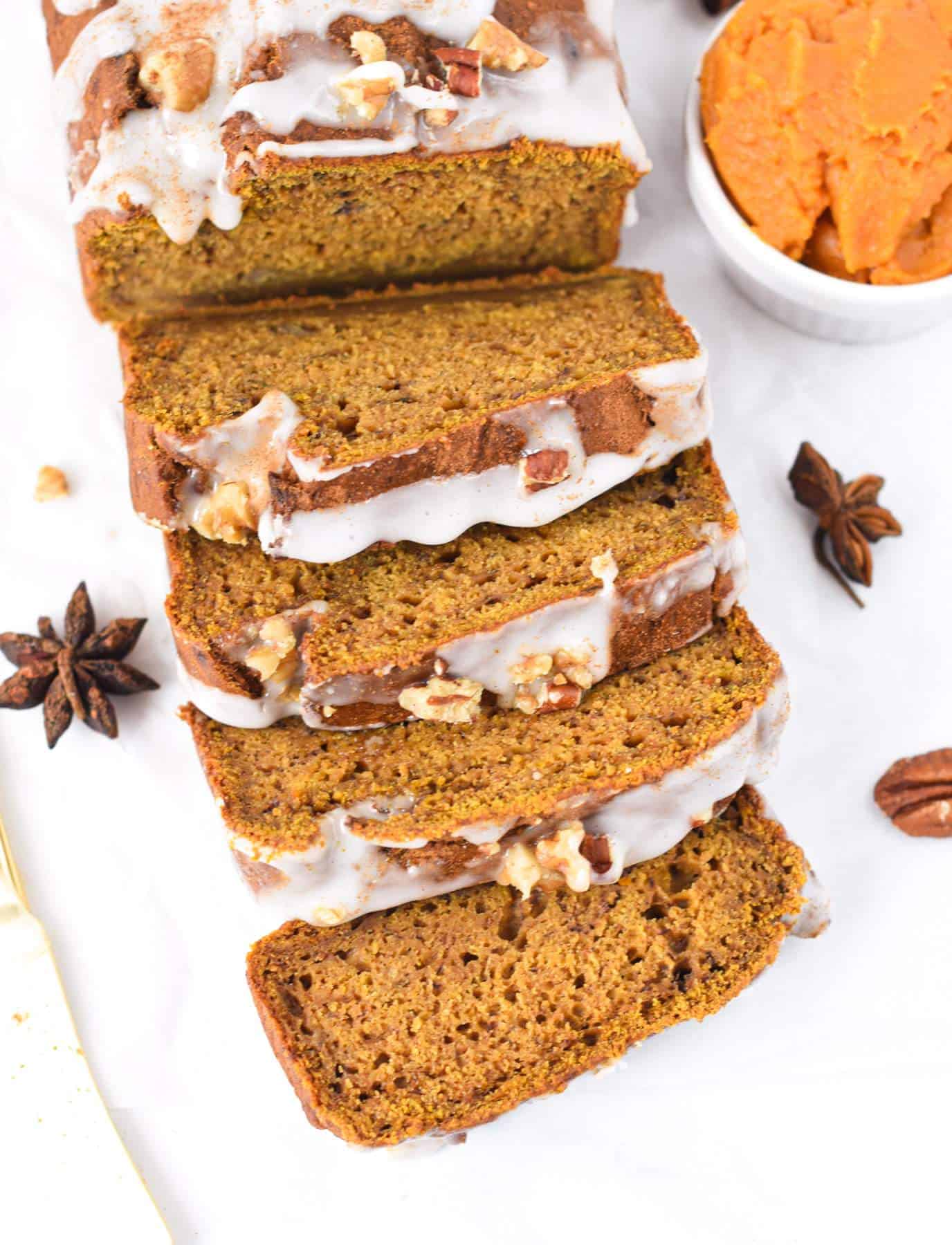 Vegan Pumpkin Banana Bread