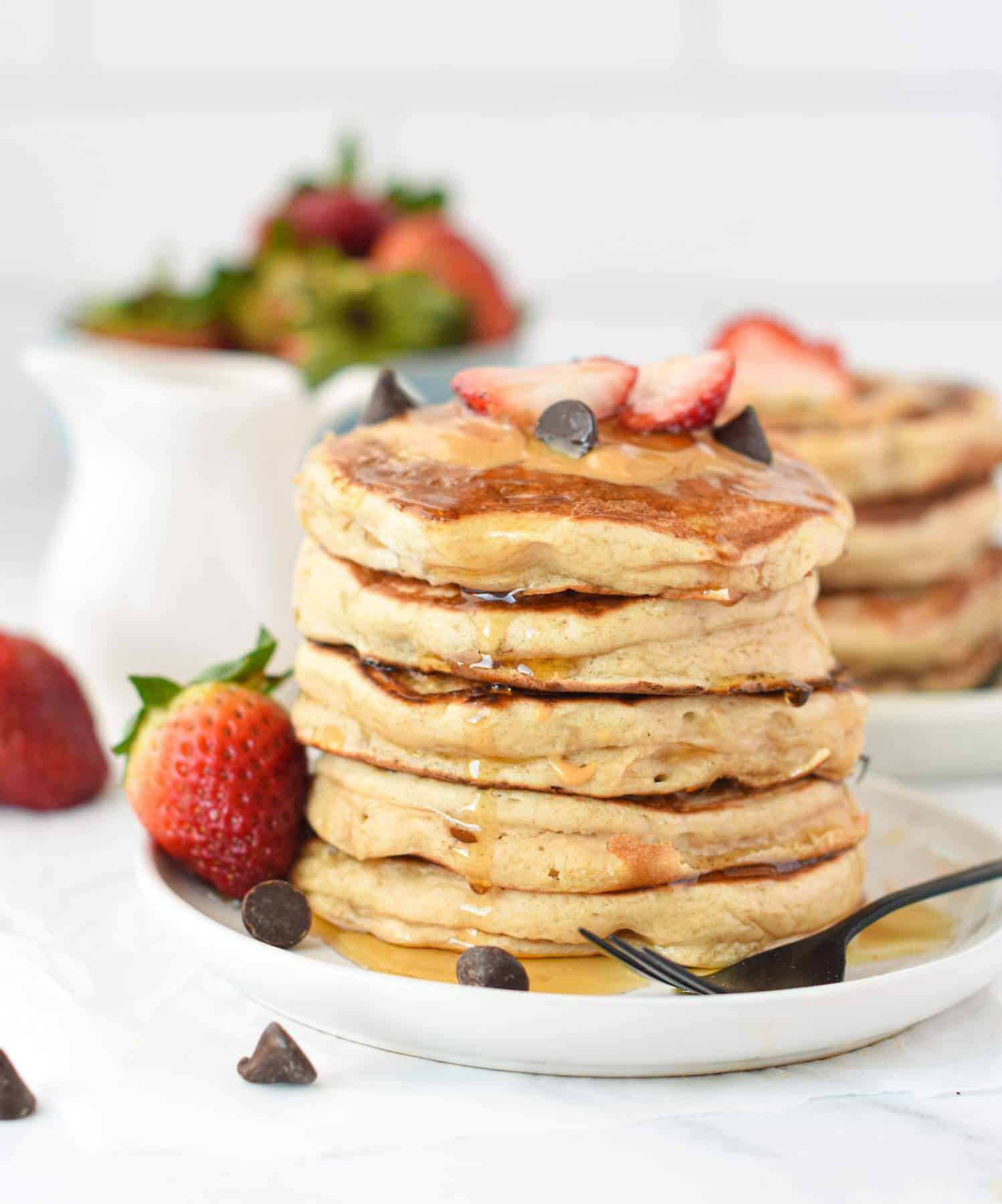 Vegan pancakes with protein powderVegan pancakes with protein powder