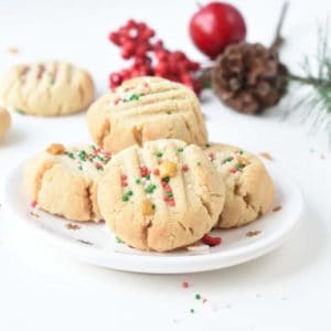 Almond Flour Shortbread Cookies (3 Ingredients)