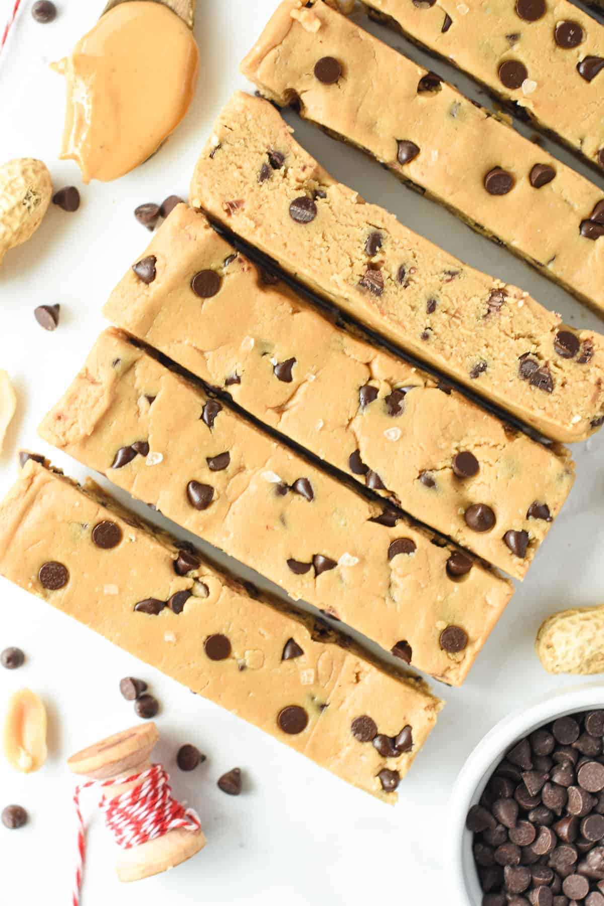 Chocolate Chips Peanut butter Protein BarsChocolate Chips Peanut butter Protein Bars