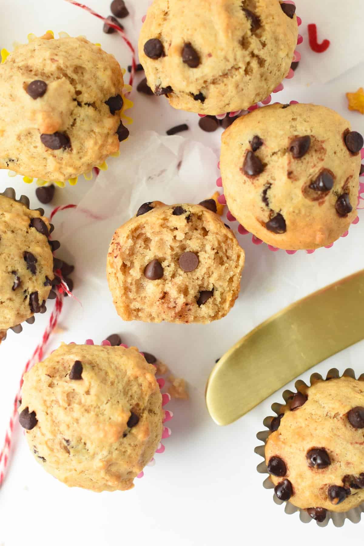 Healthy Chocolate Chips Muffins