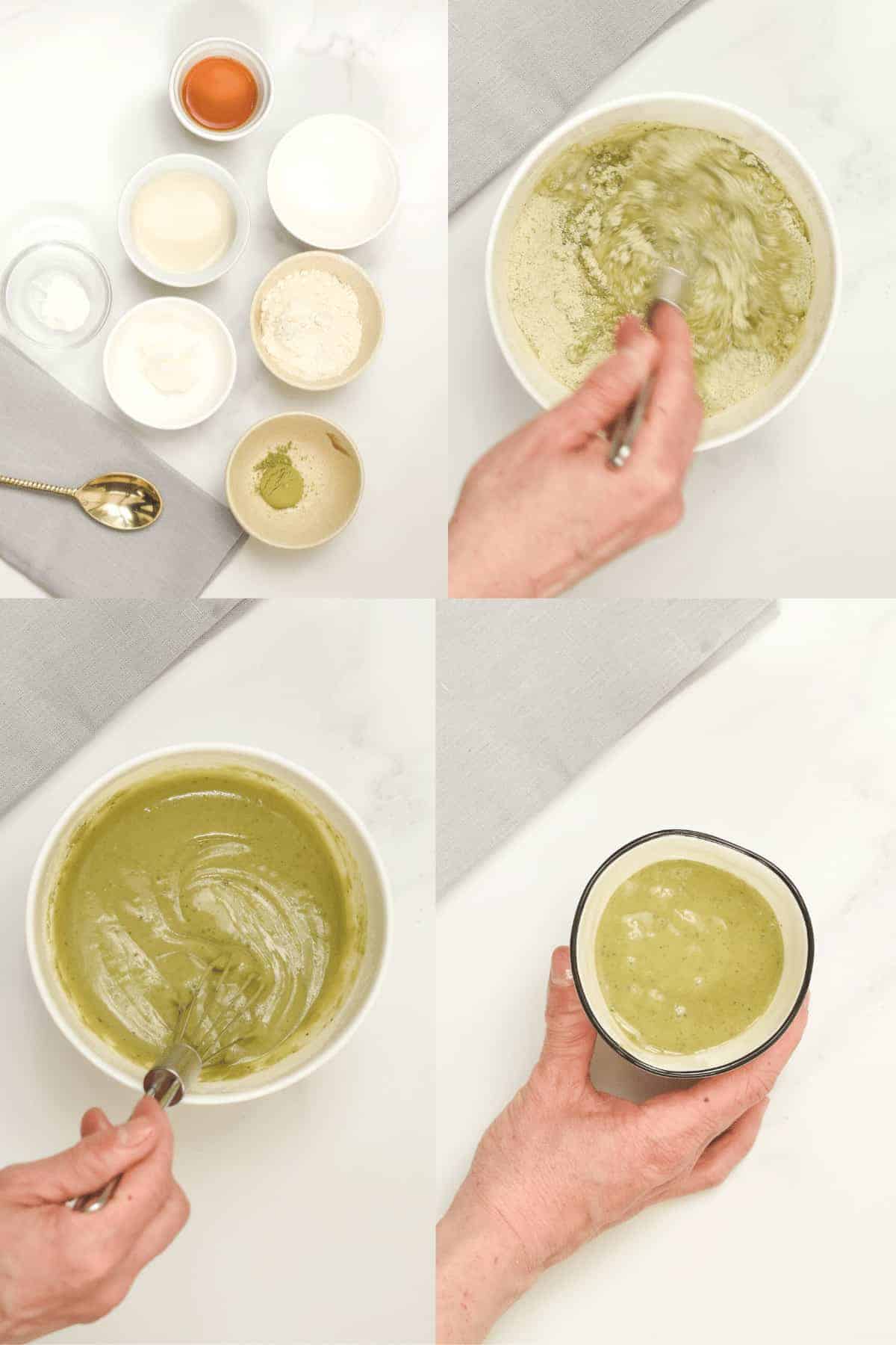 How to make Matcha Mug Cake