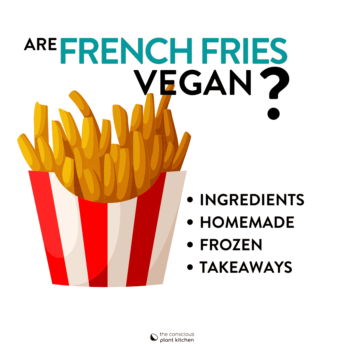 Are French Fries Vegan - The Conscious Plant Kitchen - TCPK