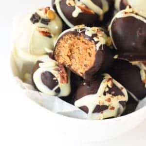 Pumpkin Truffles (Healthy, Dairy-free)