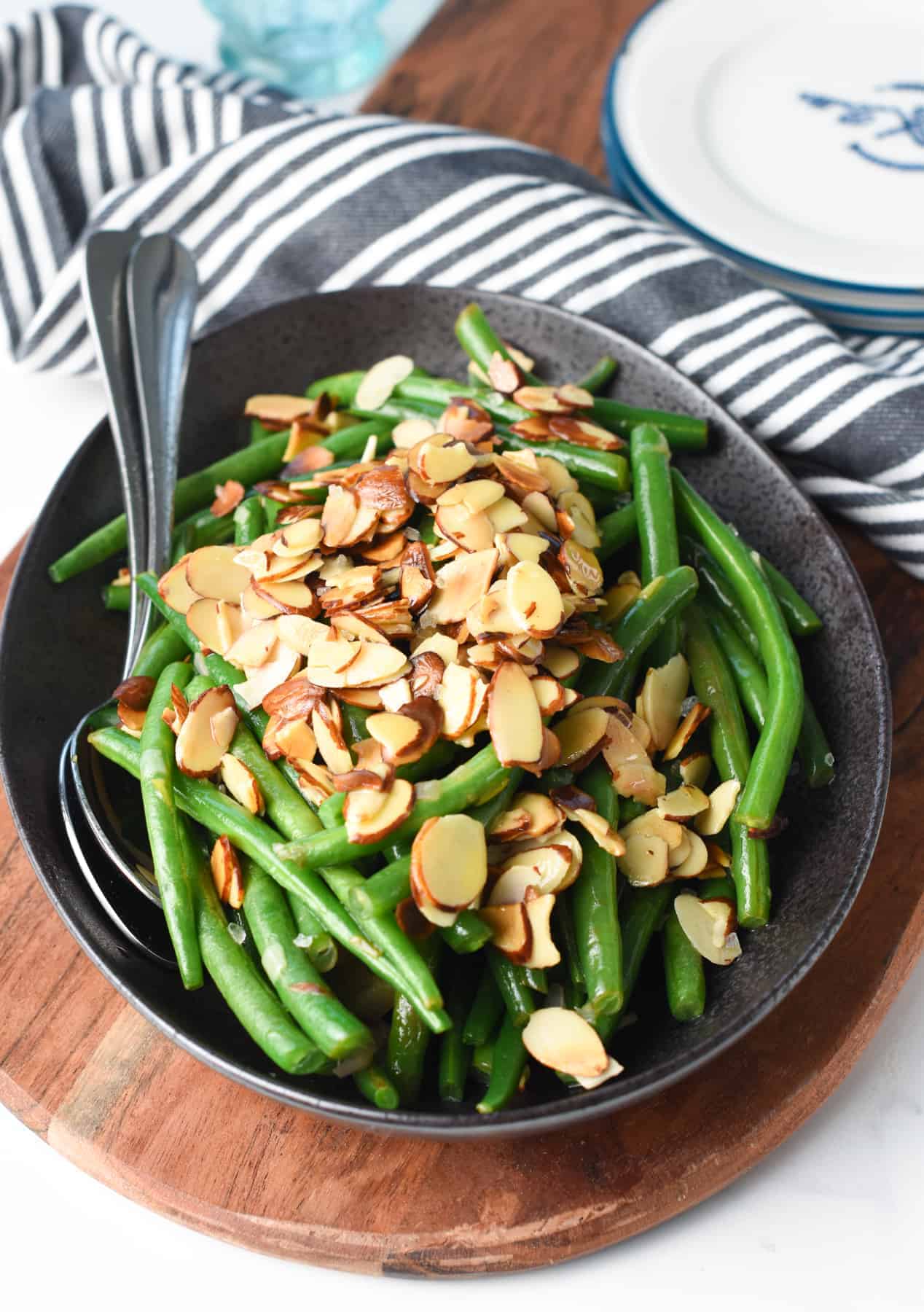 Green Beans Almondine (Haricots Verts Amandine) - Pardon Your French