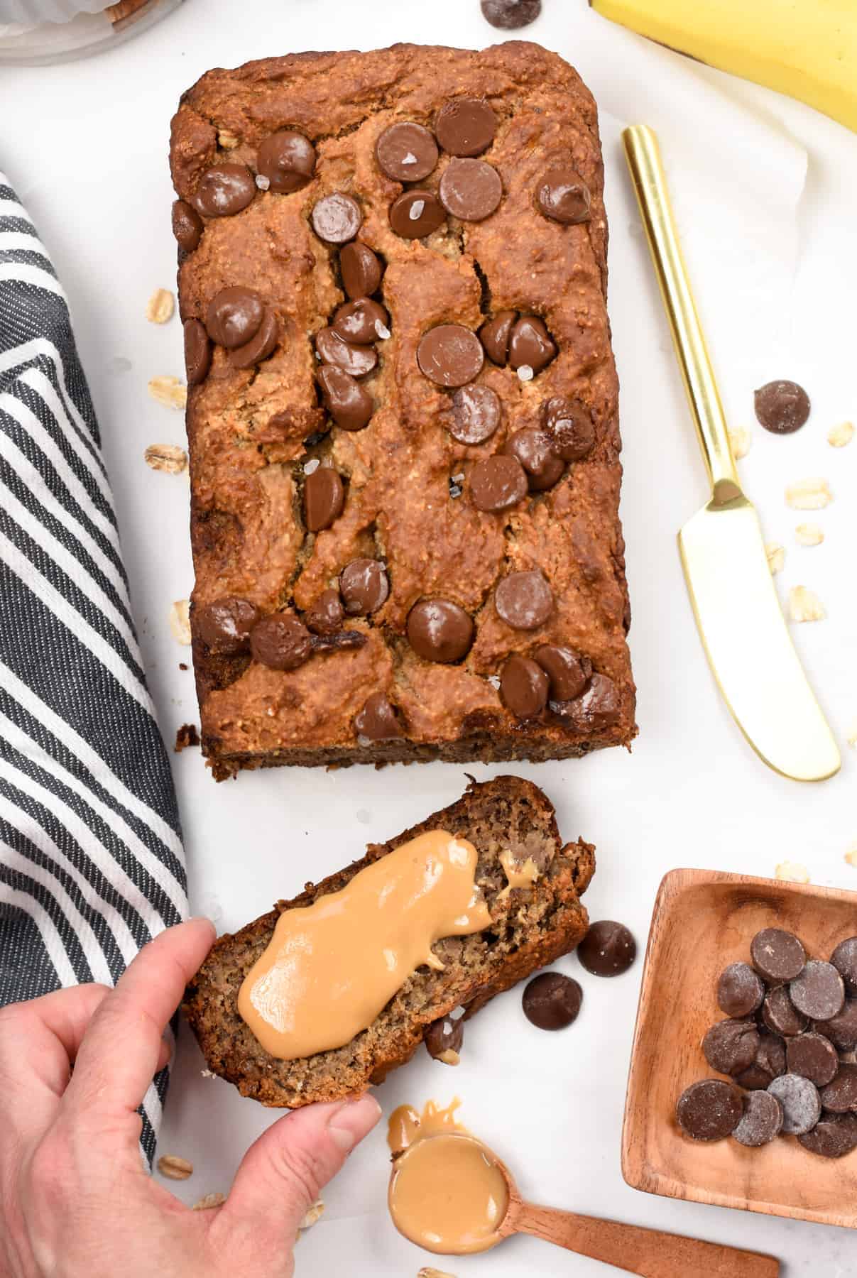 High Protein banana bread Protein powder banana bread recipe vegan gluten free healthy protein recipe