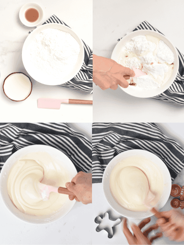 How to Make Vegan Royal Icing in a few pictures.