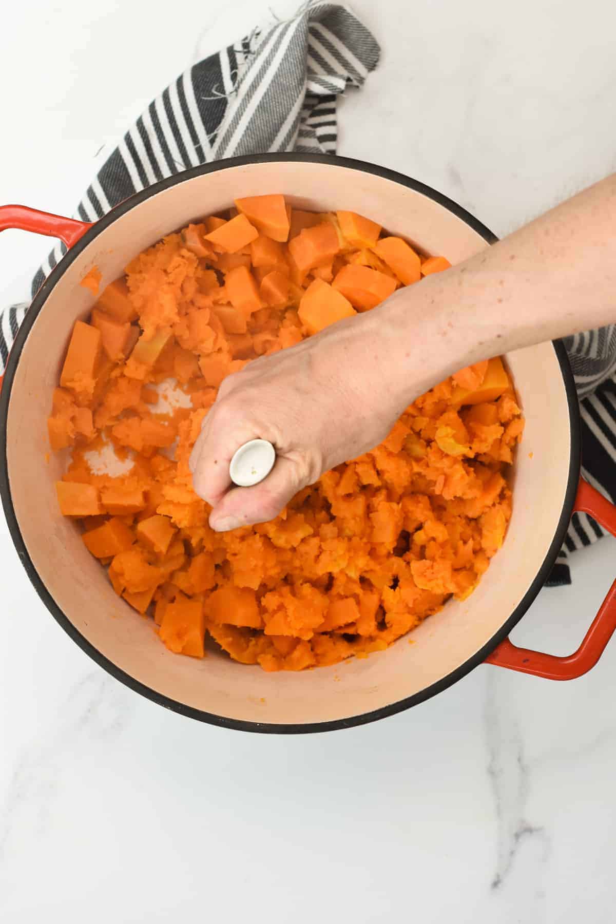 How to Mash Sweet Potatoes