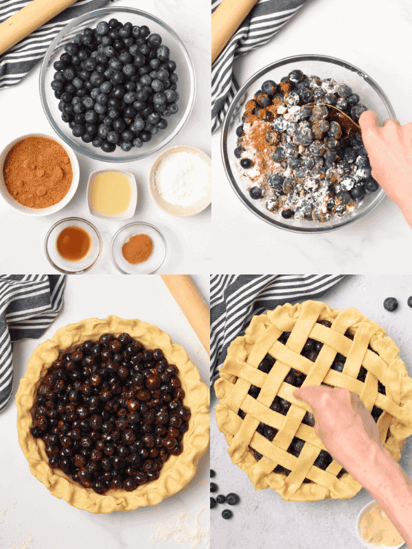 How to make Vegan Blueberry Pie
