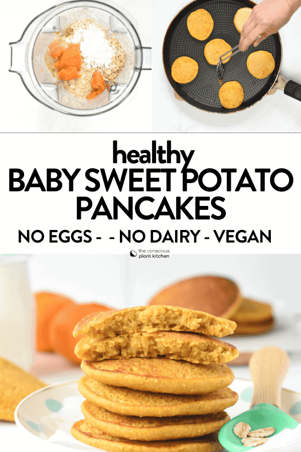 Sweet Potato baby pancakes