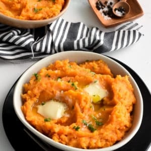 Vegan Mashed Sweet Potatoes