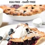 Vegan Blueberry Pie Recipe