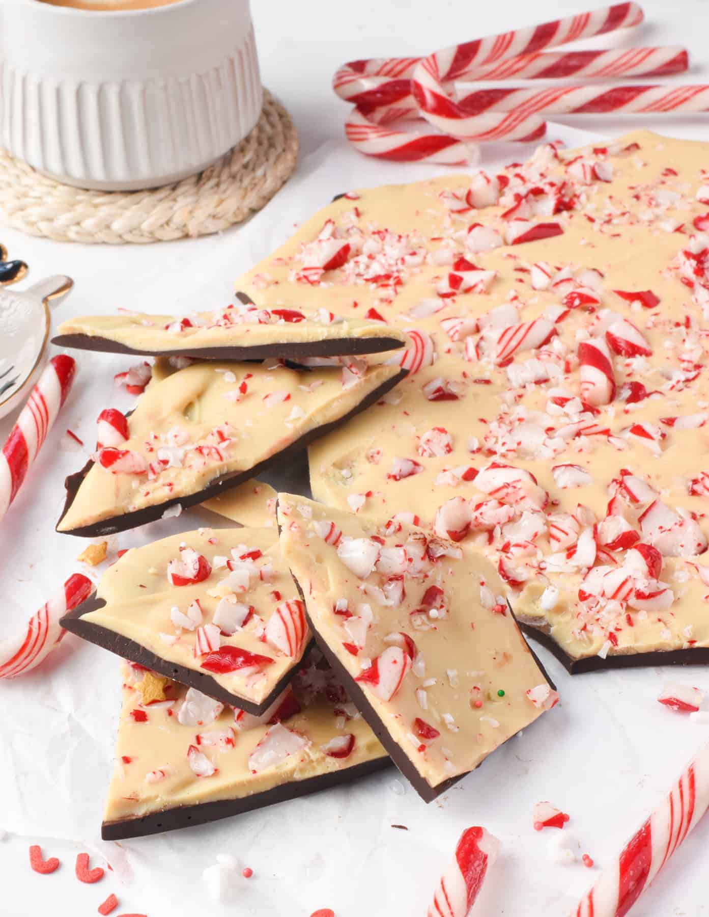 White Chocolate Peppermint Bark