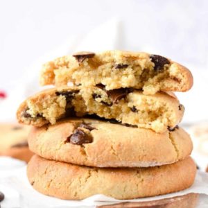 Almond Flour Chocolate Chips Cookies (Vegan, Gluten-Free)