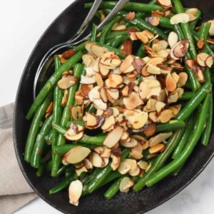 Green Beans Almondine (Vegan)