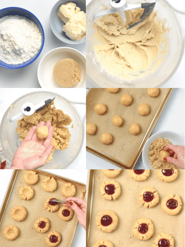 How to make 3 ingredient thumbprint cookies