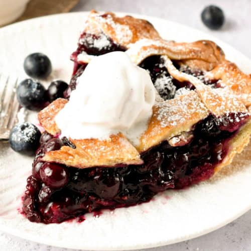Vegan Blueberry Pie