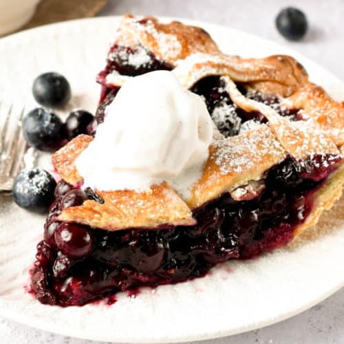 Vegan Blueberry Pie