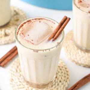 Vegan Horchata Recipe Dairy Free with Almond Milk Refined Sugar free healthy paleo The conscious plant kitchen plant based