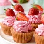 Vegan Strawberry Cupcakes