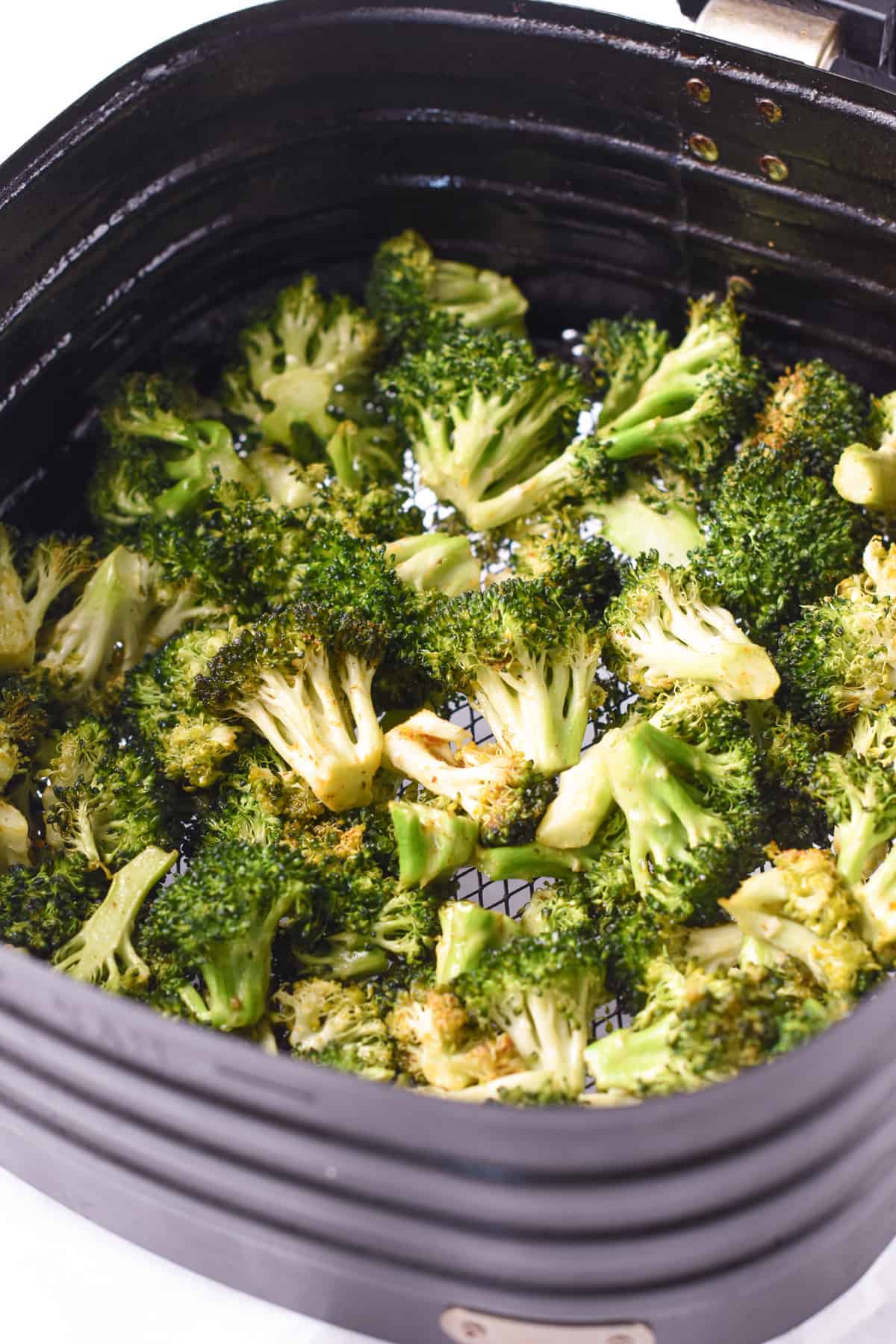 Air Fryer Broccoli Recipe vegan easy air fryer recipe
