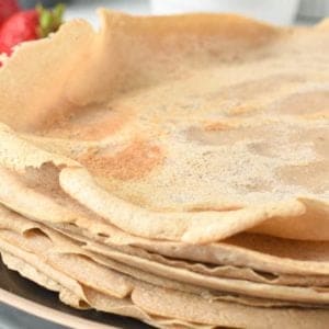 Vegan Buckwheat Crepes Gluten Free Egg Free Savory and Sweet Version