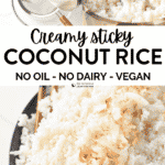 Coconut Jasmine Rice Recipe Creamy Vegan Dairy free