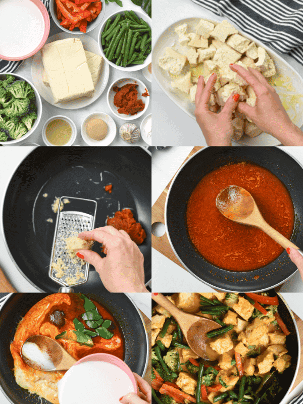 How to make Tofu Red Curry