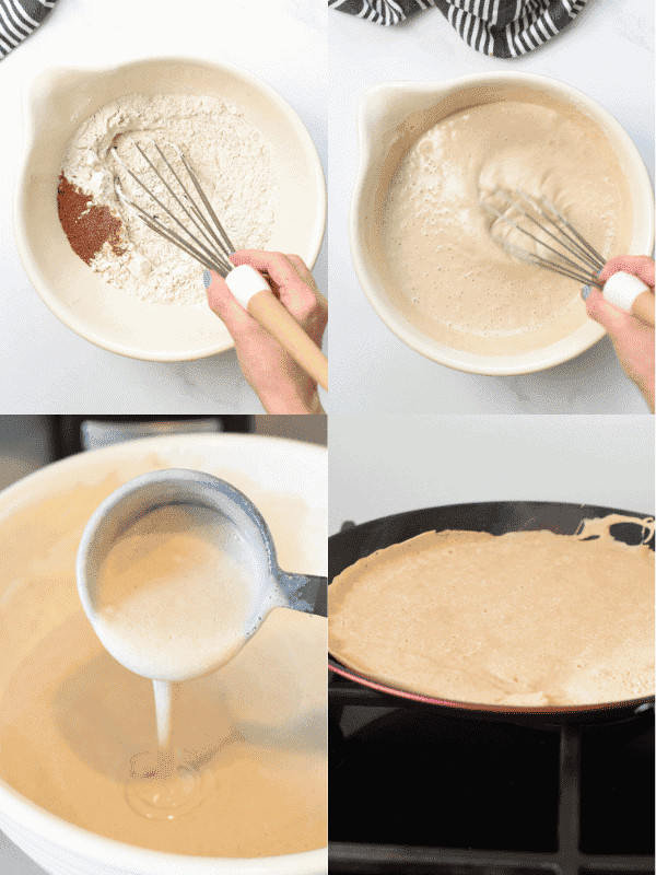 How to make Vegan Buckwheat Crepes