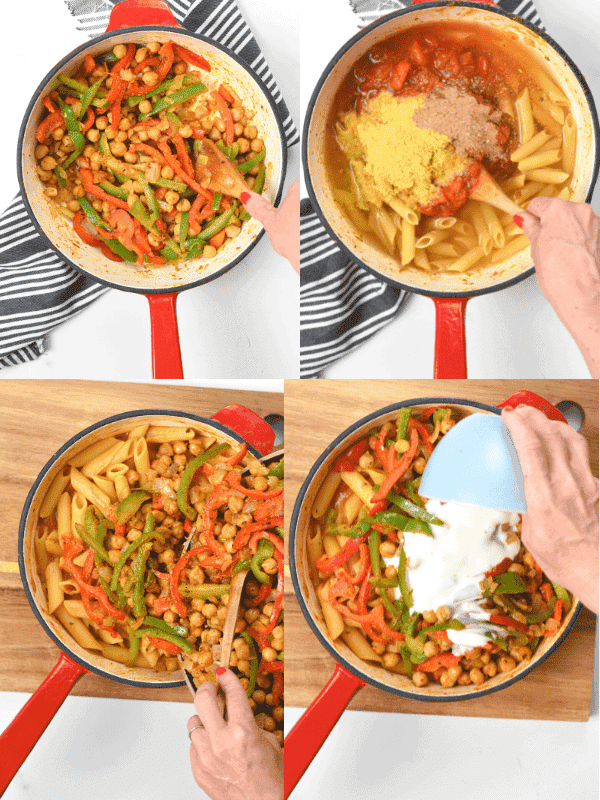 How to make Vegan Cajun Pasta in a few pictures.