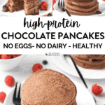 Vegan Protein Chocolate Pancakes