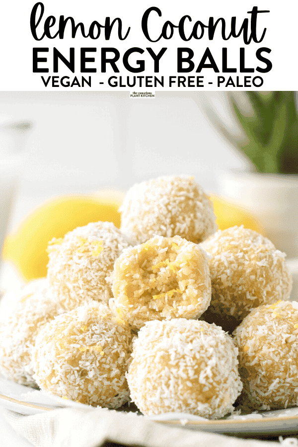 Lemon Protein Balls (No-Bake!) - Secretly Healthy Home