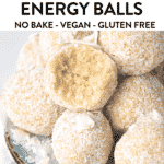 No Bake Coconut Energy Balls