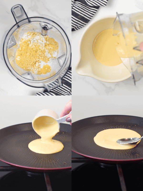 How to make Chickpea Flour Tortillas