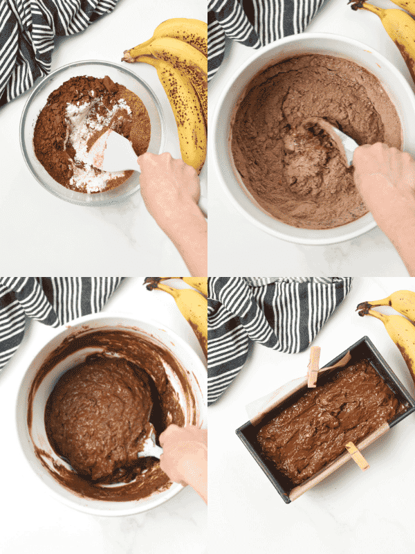 How to make Chocolate Peanut Butter Banana Bread