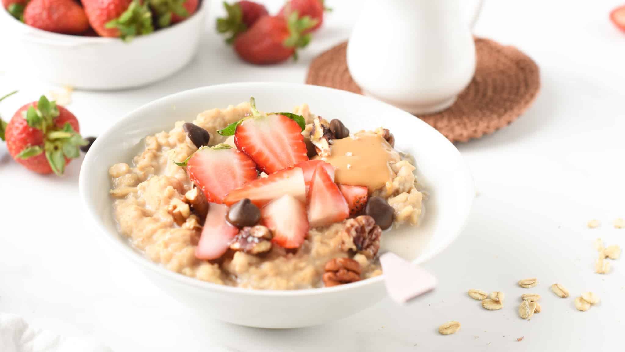 Protein Oatmeal with protein powderProtein Oatmeal with protein powder