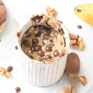 Banana Protein Mug Cake