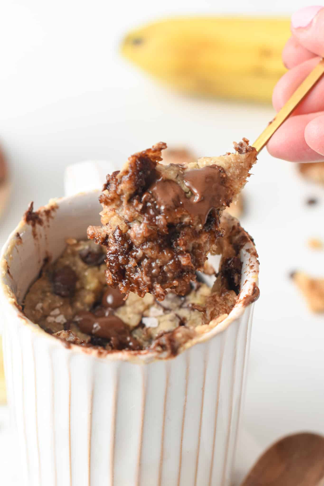 Banana Protein Mug Cake