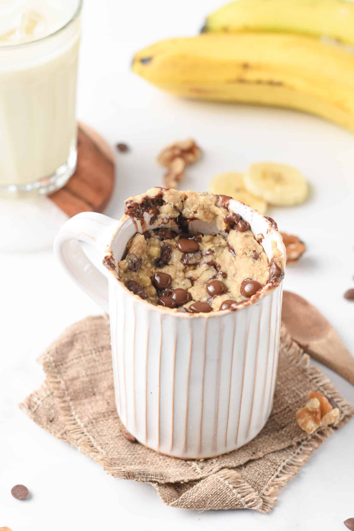 Banana Protein Mug Cake