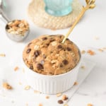 Edible Oatmeal Cookie Dough Healthy 5 ingredients Vegan