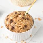 Edible Oatmeal Cookie Dough Healthy 5 ingredients Vegan