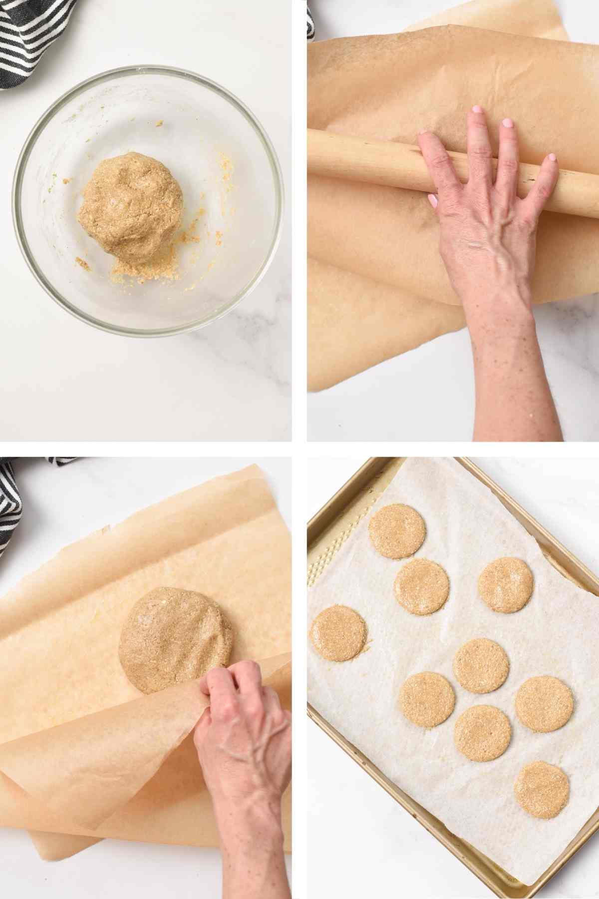 How to make Oat Flour Sugar Cookies in a few pictures.