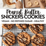 Peanut Butter Snickers Cookies