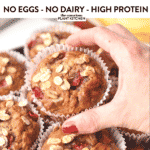 Strawberry Banana Oatmeal Muffins Egg free Dairy free Vegan Muffins