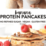 Banana Protein Pancakes vegan 4 ingredients