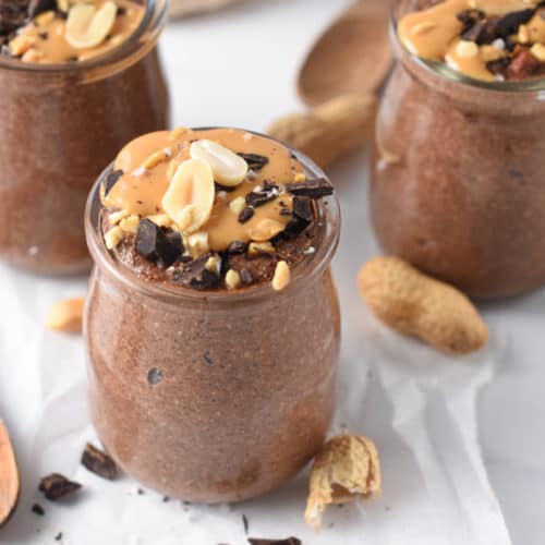 Chocolate Peanut Butter Chia Pudding