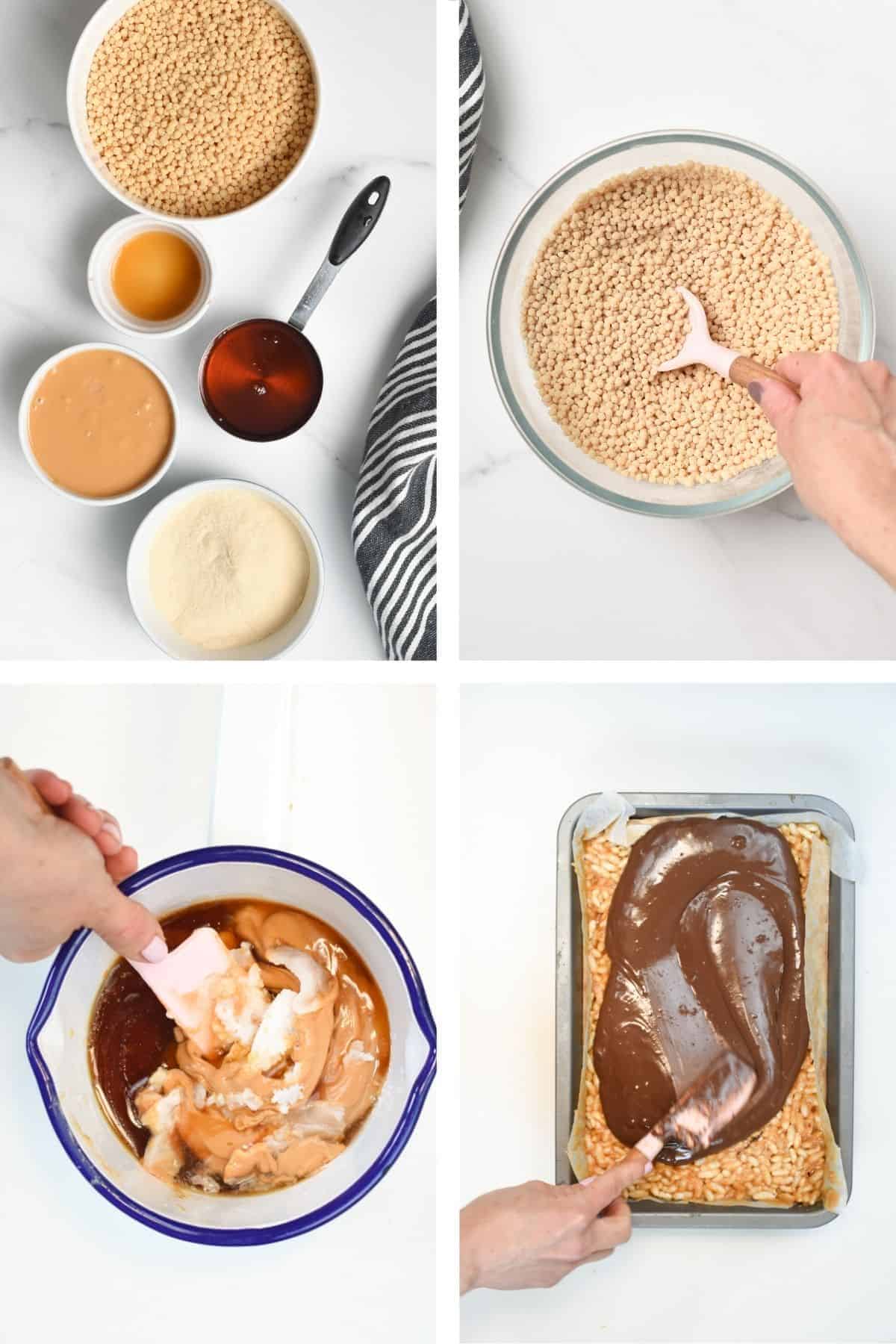 Making Protein Cereal Bars in a few pictures.