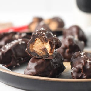 Chocolate Dipped Stuffed Dates